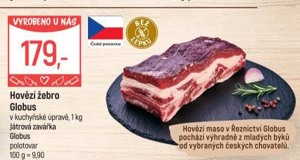 Hovězí žebra s kostí Globus