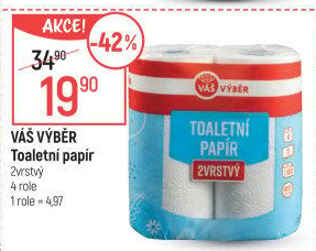 Toaletní papír 2vrstvý Váš Výběr