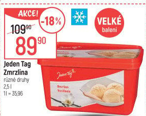 Zmrzlina ve vaničce Jeden Tag