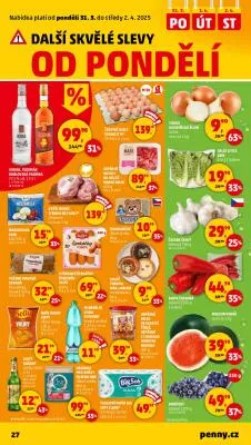 akční leták Penny Market 27.3.2025-2.4.2025