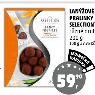 Lanýžové pralinky Selection