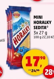 Oplatky Horalky Sedita