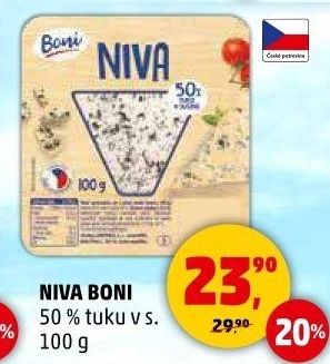 Sýr Niva 50% Boni