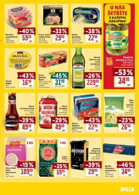 akční leták BILLA 26.3.2025-1.4.2025
