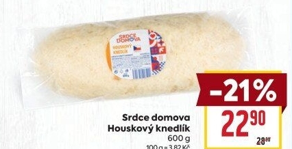 Knedlík houskový Srdce Domova