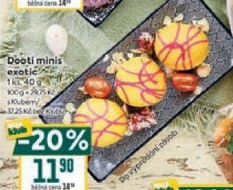 Koblih s ovocnou náplní Dooti