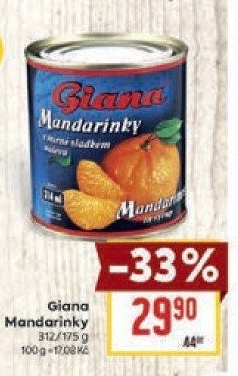 Kompot mandarinky Giana