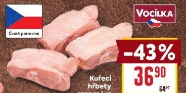 Kuřecí hřbety na polévku Vocílka