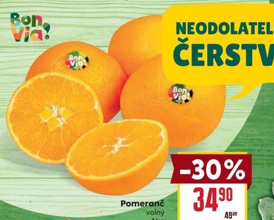 Pomeranče Billa Bonvia