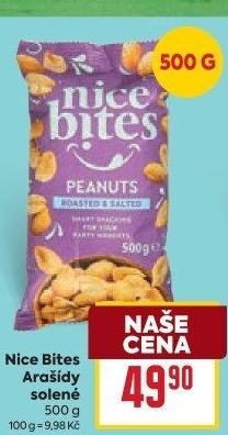Pražené arašídy Nice Bites
