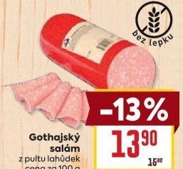Salám Gothaj Kostelecké uzeniny