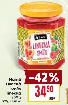 Směs ovocná linecká Hamé