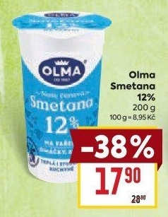 Smetana na vaření Olma 12%
