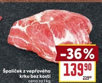 Špalíček z vepřového krku bez kosti