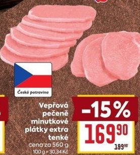 Vepřová pečeně bez kosti Vocílka