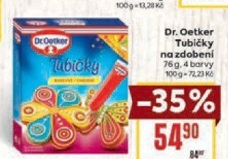 Zdobicí tubičky Dr. Oetker