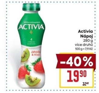Jogurtový nápoj Activia Danone