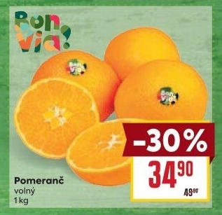 Pomeranče Billa Bonvia