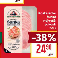 Šunka nejvyšší jakosti Kostelecké uzeniny