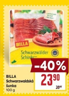 Šunka schwarzwaldská Billa