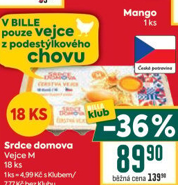 Vejce z podestýlky M Srdce Domova