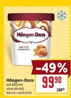 Zmrzlina v kelímku Häagen-Dazs
