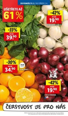akční leták Lidl 31.3.2025-2.4.2025