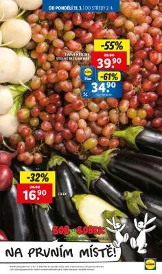 akční leták Lidl 31.3.2025-2.4.2025
