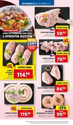 akční leták Lidl 31.3.2025-2.4.2025