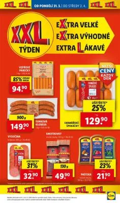 akční leták Lidl 31.3.2025-2.4.2025
