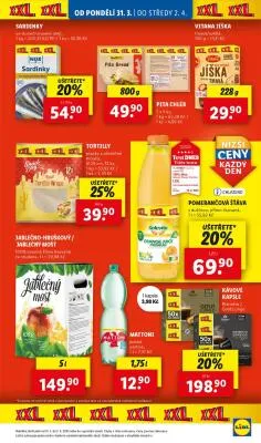 akční leták Lidl 31.3.2025-2.4.2025