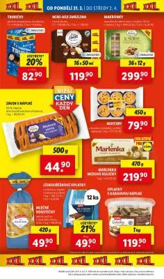 akční leták Lidl 31.3.2025-2.4.2025