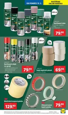 akční leták Lidl 31.3.2025-2.4.2025