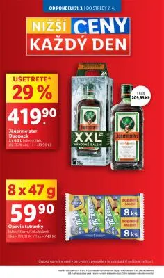 akční leták Lidl 31.3.2025-2.4.2025