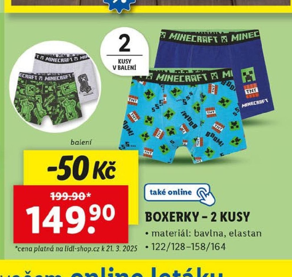 Boxerky - 2 kusy