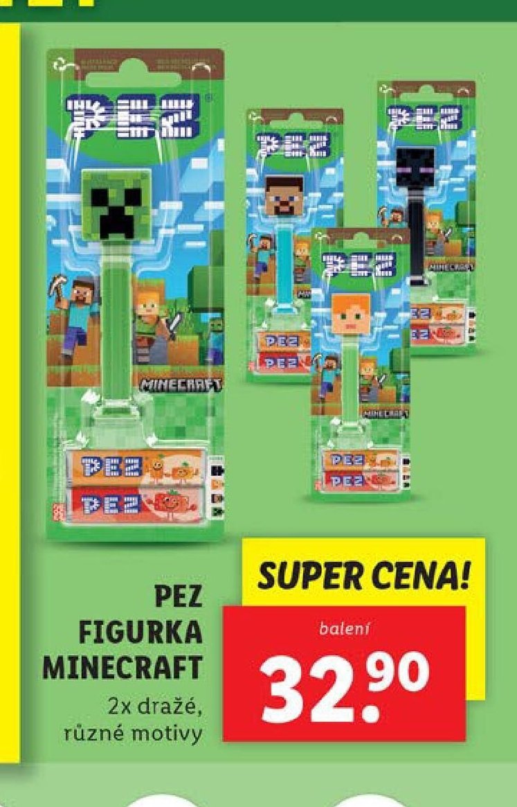PEZ FIGURKA MINECRAFT
