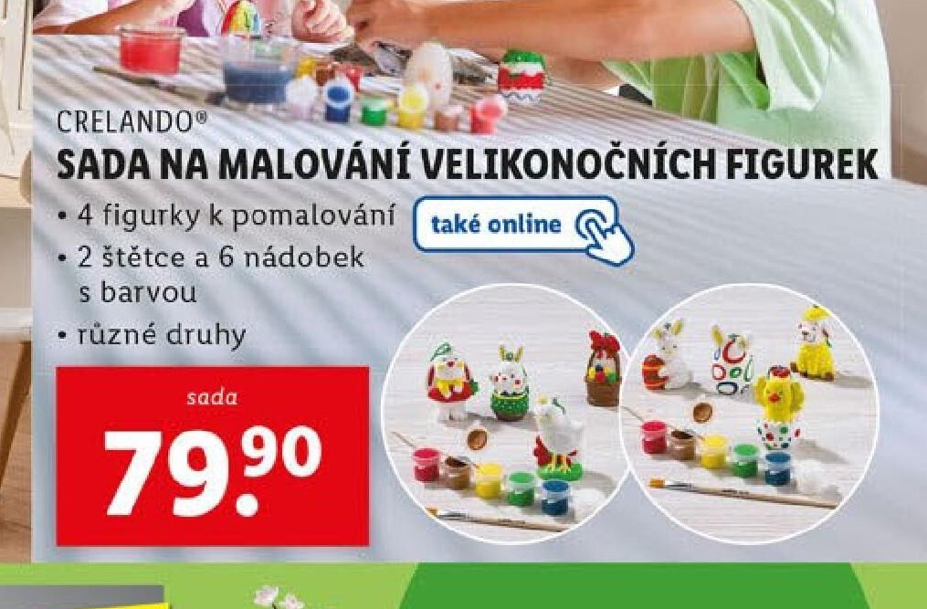 CRELANDO SADA NA MALOVÁNÍ VELIKONOČNÍCH FIGUREK