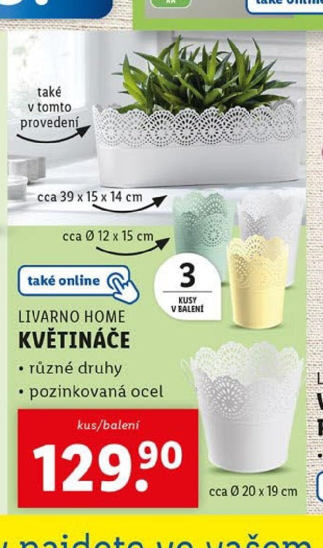 LIVARNO HOME KVĚTINÁČE