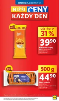 akční leták Lidl 31.3.2025-6.4.2025