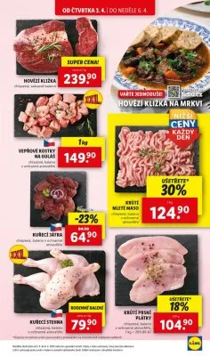 akční leták Lidl 3.4.2025-6.4.2025