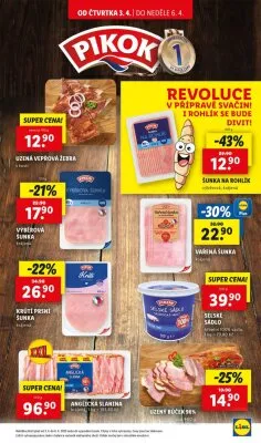 akční leták Lidl 3.4.2025-6.4.2025