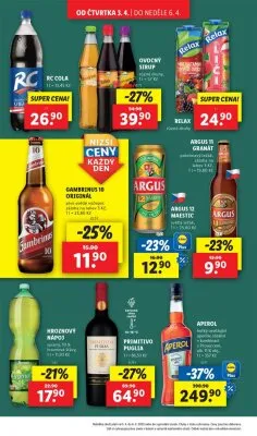 akční leták Lidl 3.4.2025-6.4.2025