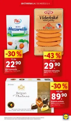 akční leták Lidl 3.4.2025-6.4.2025