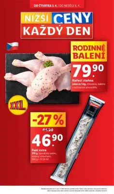 akční leták Lidl 3.4.2025-6.4.2025