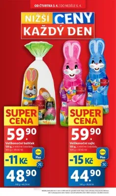 akční leták Lidl 3.4.2025-6.4.2025