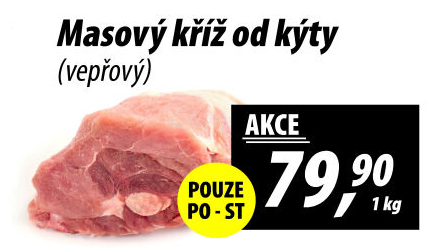 Masový kříž od kýty vepřový