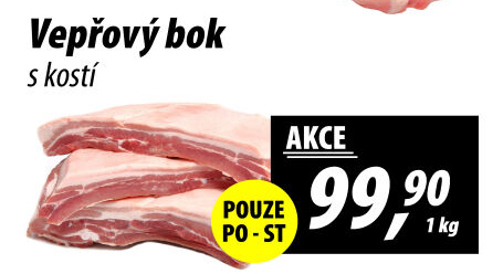Vepřový bok s kostí