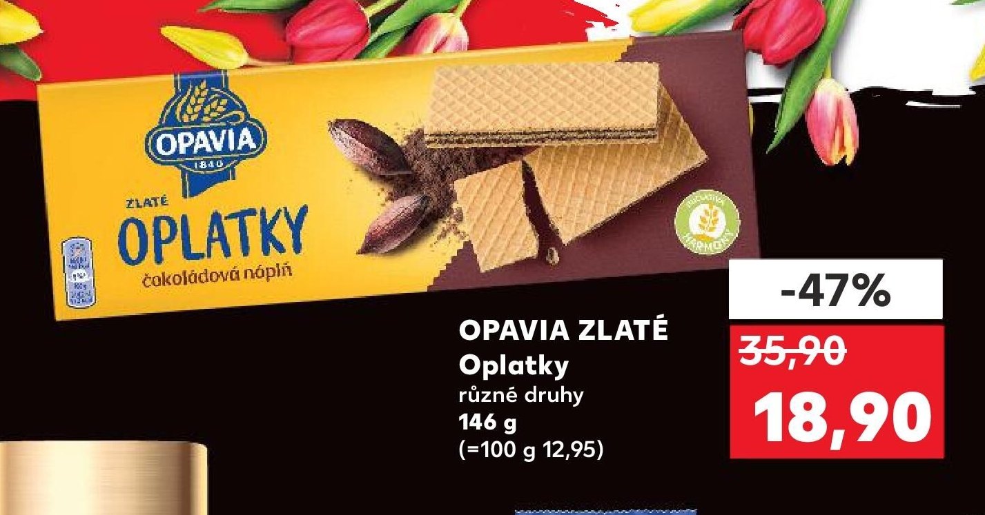OPAVIA ZLATÉ Oplatky různé druhy