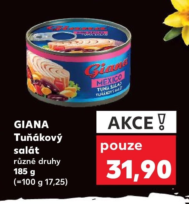 GIANA Tuňákový salát různé druhy