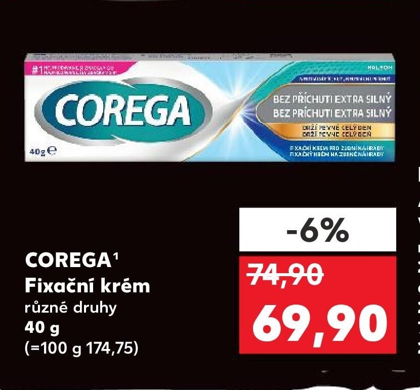 Corega Fixační krém